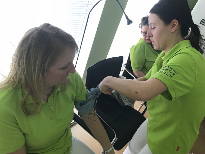 Notfalltraining, arbeiten am Menschen